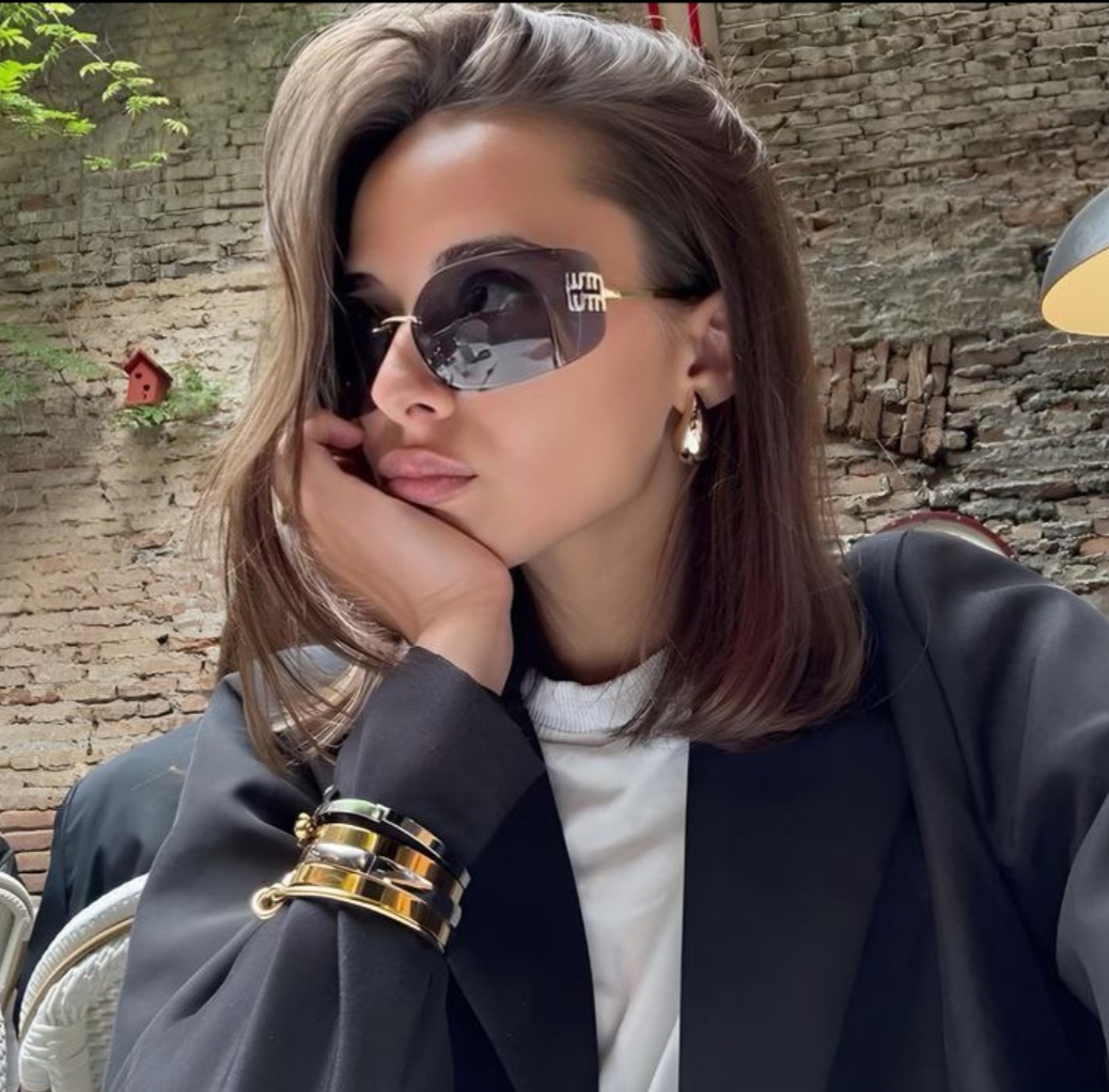عینک آفتابی زنانه برند میومیو miu miu کد2114V