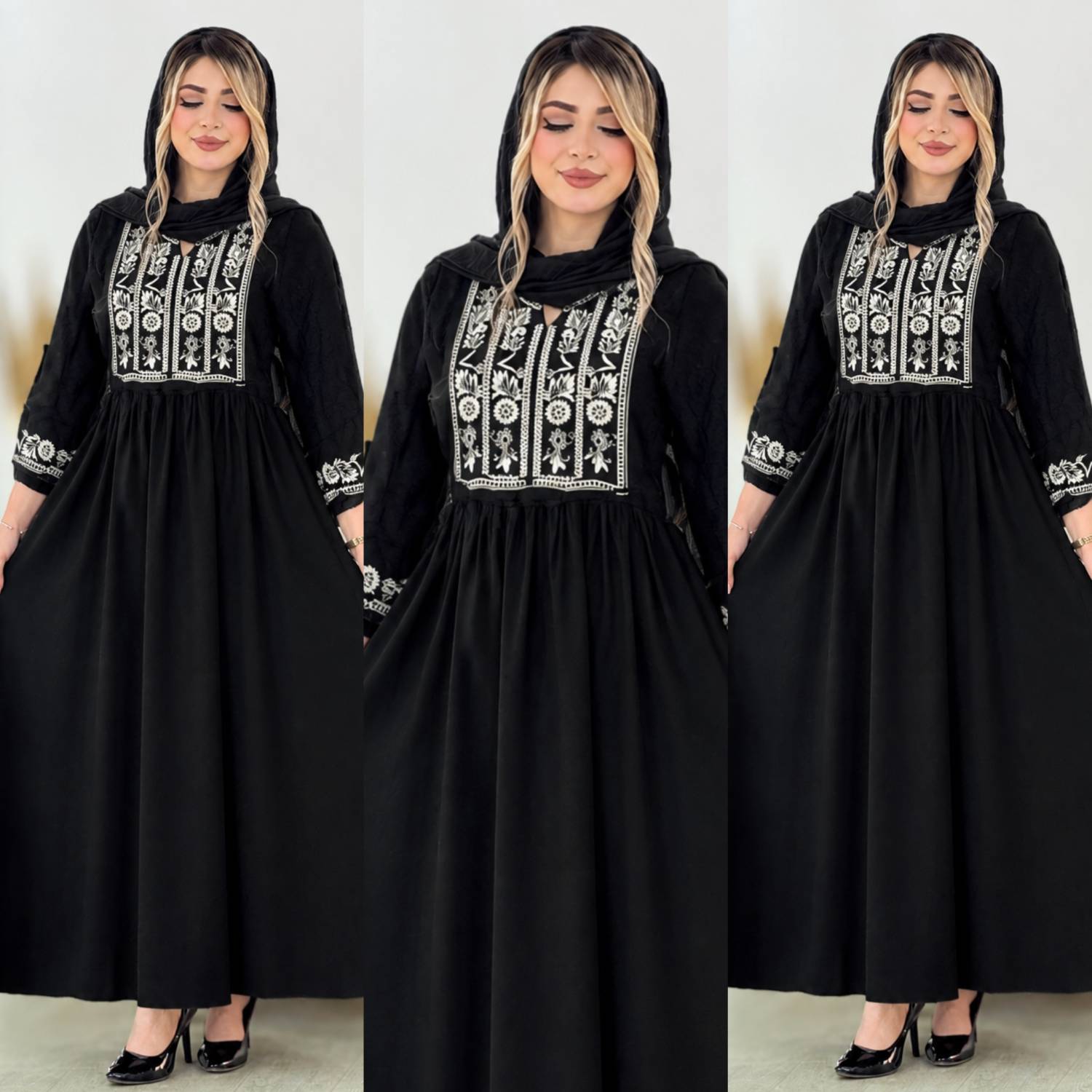پیراهن زنانه  نخی مدل پوپک ارسال رایگان کد E15630