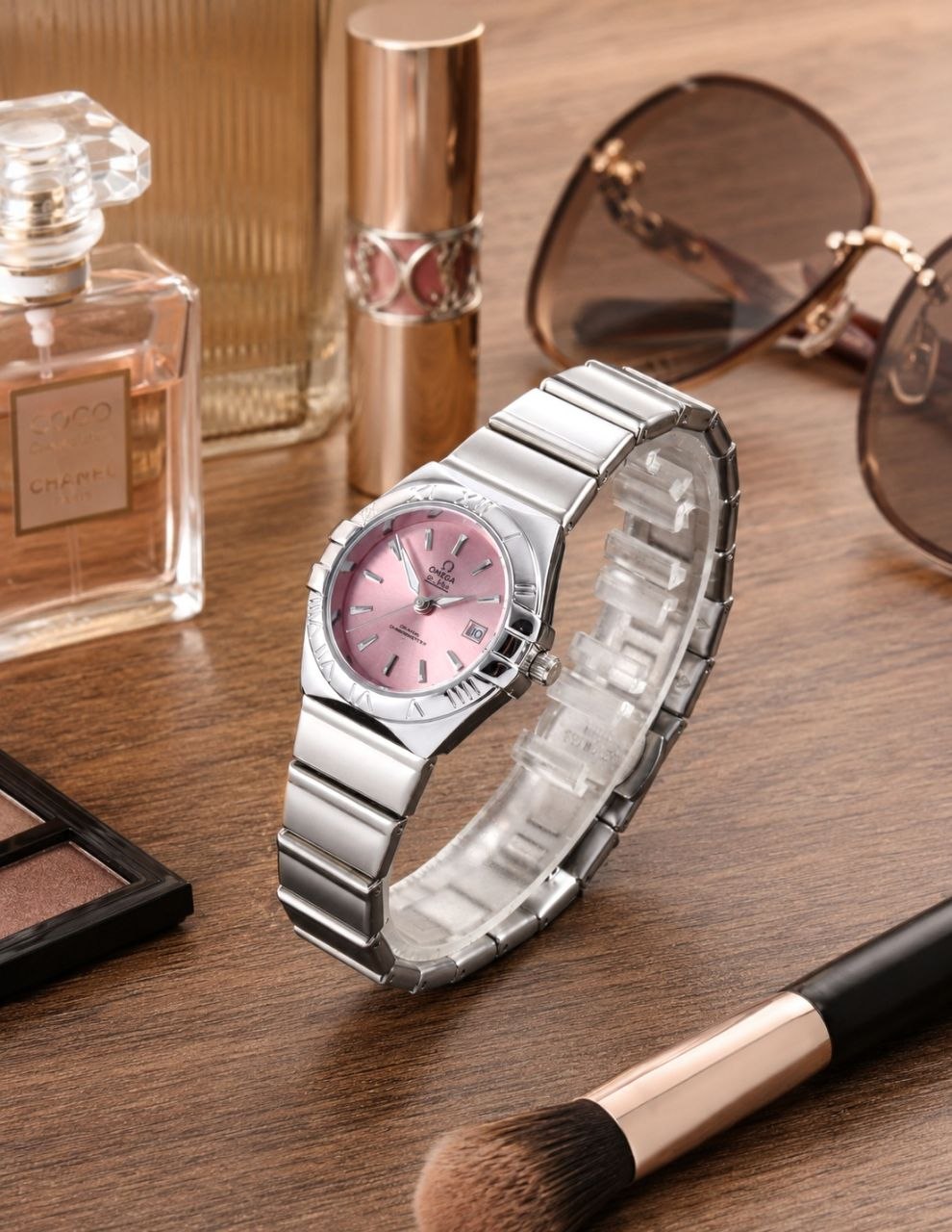 ساعت امگا کانستلیشن OMEGA Constellation ساعت بند استیل برای خانمها ارسال رایگان و فورررری